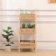 Ραφιέρα επιδαπέδια 3όροφη Scandy pakoworld mdf-rattan σε φυσική απόχρωση 44x37x110εκ Ραφιέρα επιδαπέδια 3όροφη Scandy pakoworld mdf-rattan σε φυσική απόχρωση 44x37x110εκ
