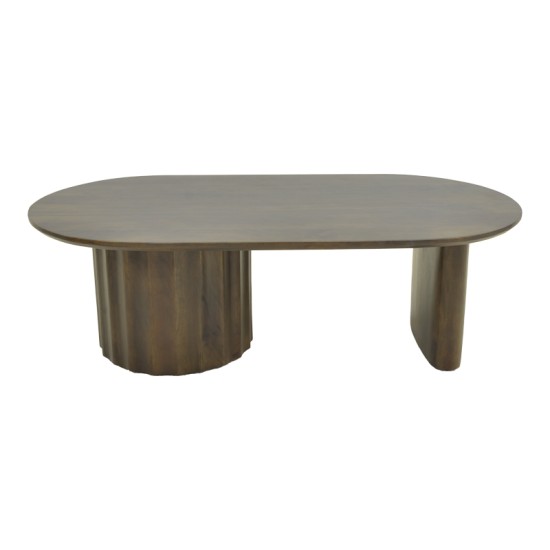 Τραπέζι σαλονιού Flute pakoworld wenge μασίφ ξύλο μάνγκο 130x65x40εκ Τραπέζι σαλονιού Flute pakoworld wenge μασίφ ξύλο μάνγκο 130x65x40εκ