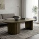 Τραπέζι σαλονιού Flute pakoworld wenge μασίφ ξύλο μάνγκο 130x65x40εκ Τραπέζι σαλονιού Flute pakoworld wenge μασίφ ξύλο μάνγκο 130x65x40εκ