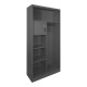 Μεταλλική ντουλάπα Zogi pakoworld με χώρισμα ανθρακί 70x40x180εκ