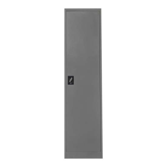 Μεταλλική ντουλάπα-στήλη Koya pakoworld ανθρακί 45x50x180εκ Μεταλλική ντουλάπα-στήλη Koya pakoworld ανθρακί 45x50x180εκ