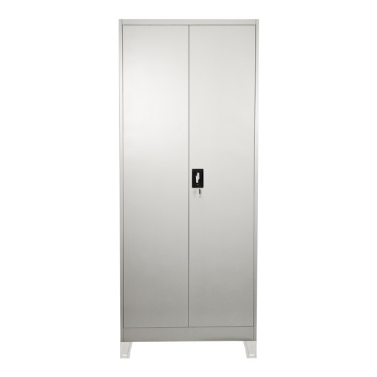 Μεταλλική ντουλάπα Ugren pakoworld σε ανοιχτό γκρι 70x40x190εκ