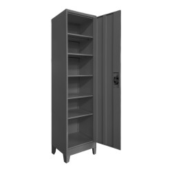 Μεταλλική ντουλάπα-στήλη Koya pakoworld ανθρακί 45x50x190εκ Μεταλλική ντουλάπα-στήλη Koya pakoworld ανθρακί 45x50x190εκ