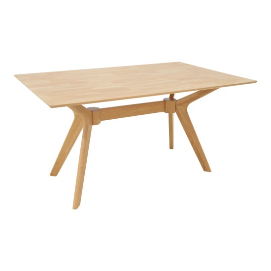 Τραπεζαρία Raffles pakoworld σετ 5τεμ rubberwood με pe rattanσε φυσική απόχρωση 150x90x76εκ Τραπεζαρία Raffles pakoworld σετ 5τεμ rubberwood με pe rattanσε φυσική απόχρωση 150x90x76εκ