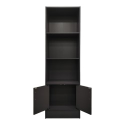 Βιβλιοθήκη Tekaro pakoworld σε ανθρακί απόχρωση 57x33x180εκ Βιβλιοθήκη Tekaro pakoworld σε ανθρακί απόχρωση 57x33x180εκ