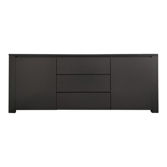 Μπουφές Kalya pakoworld σε ανθρακί απόχρωση 220x49x89.5εκ Μπουφές Kalya pakoworld σε ανθρακί απόχρωση 220x49x89.5εκ