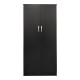 Ντουλάπα δίφυλλη Athos pakoworld σε wenge απόχρωση 80x42x180εκ