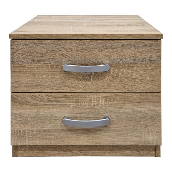 Κομοδίνο Athos pakoworld σε sonoma απόχρωση 48x40x41.5εκ Κομοδίνο Athos pakoworld σε sonoma απόχρωση 48x40x41.5εκ