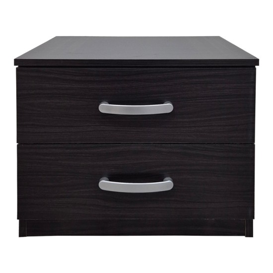 Κομοδίνο Athos pakoworld σε wenge απόχρωση 48x40x41.5εκ Κομοδίνο Athos pakoworld σε wenge απόχρωση 48x40x41.5εκ