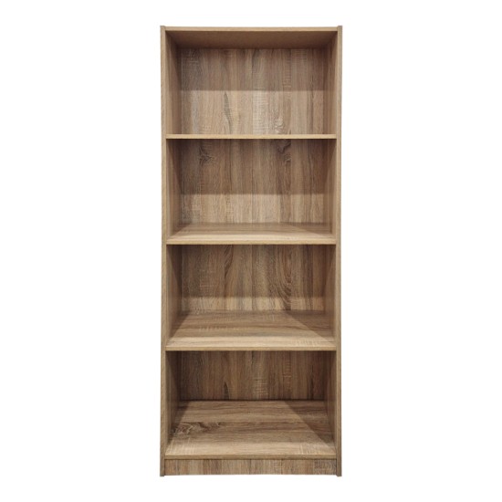 Βιβλιοθήκη Kendy pakoworld sonoma 60x30x167εκ Βιβλιοθήκη Kendy pakoworld sonoma 60x30x167εκ