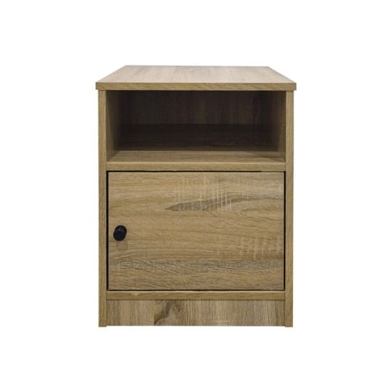 Κομοδίνο Lenea pakoworld sonoma 40x40x50εκ Κομοδίνο Lenea pakoworld sonoma 40x40x50εκ