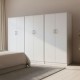 Ντουλάπα εξάφυλλη Athos ΙΙ pakoworld λευκή 240x42x180εκ Ντουλάπα εξάφυλλη Athos ΙΙ pakoworld λευκή 240x42x180εκ