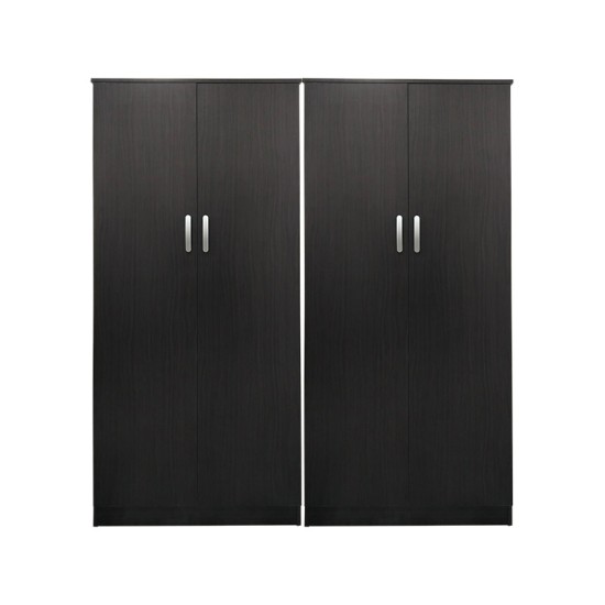 Ντουλάπα τετράφυλλη Athos Ι pakoworld wenge 160x42x180εκ Ντουλάπα τετράφυλλη Athos Ι pakoworld wenge 160x42x180εκ