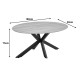 Τραπέζι Makrey pakoworld sonoma mdf- μαύρα μεταλλικά πόδια 180x90x75εκ Τραπέζι Makrey pakoworld sonoma mdf- μαύρα μεταλλικά πόδια 180x90x75εκ