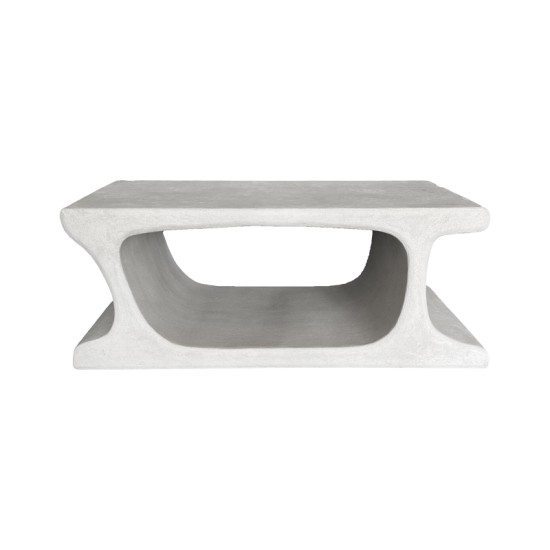 Τραπέζι σαλονιού Nafel pakoworld mdf λευκό 120x60x45εκ Τραπέζι σαλονιού Nafel pakoworld mdf λευκό 120x60x45εκ