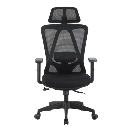 Καρέκλα γραφείου διευθυντή Magida pakoworld mesh μαύρο 58.5x66x115-125εκ Καρέκλα γραφείου διευθυντή Magida pakoworld mesh μαύρο 58.5x66x115-125εκ