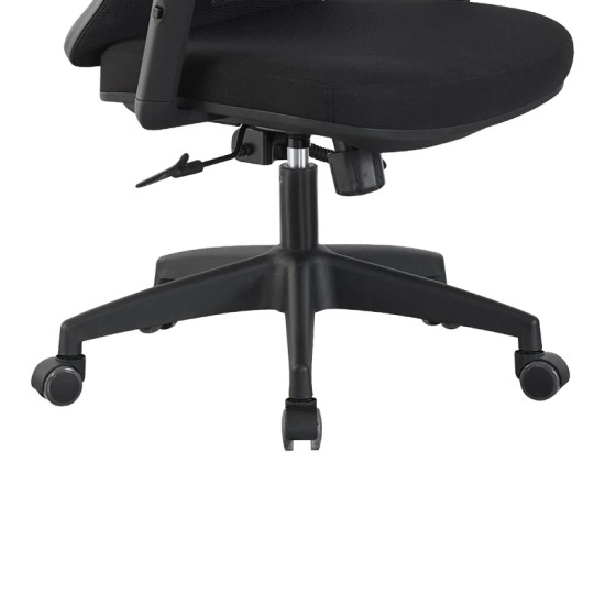 Καρέκλα γραφείου διευθυντή Magida pakoworld mesh μαύρο 58.5x66x115-125εκ Καρέκλα γραφείου διευθυντή Magida pakoworld mesh μαύρο 58.5x66x115-125εκ