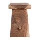 Σκαμπό Saddle pakoworld suar ξύλο σε φυσική απόχρωση 50x30x50εκ Σκαμπό Saddle pakoworld suar ξύλο σε φυσική απόχρωση 50x30x50εκ