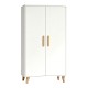 Ντουλάπι Tamera pakoworld λευκό με φυσική απόχρωση MDF 60x30x120εκ Ντουλάπι Tamera pakoworld λευκό με φυσική απόχρωση MDF 60x30x120εκ