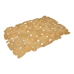 Χαλί Jenel pakoworld γιούτα σε φυσική απόχρωση 216x150εκ