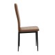 Καρέκλα Parker pakoworld cappuccino PU με μεταλλικό μαύρο πόδι 41x48x96εκ Καρέκλα Parker pakoworld cappuccino PU με μεταλλικό μαύρο πόδι 41x48x96εκ