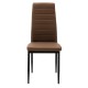 Καρέκλα Parker pakoworld cappuccino PU με μεταλλικό μαύρο πόδι 41x48x96εκ Καρέκλα Parker pakoworld cappuccino PU με μεταλλικό μαύρο πόδι 41x48x96εκ