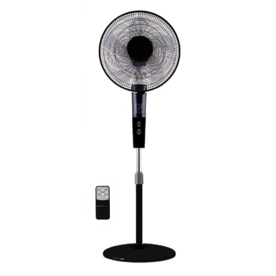 Lineme D40 Ανεμιστήρας Ορθοστάτης 50W Διαμέτρου 40cm με Τηλεχειριστήριο Μαύρος 02-00145-2 Lineme D40 Ανεμιστήρας Ορθοστάτης 50W Διαμέτρου 40cm με Τηλεχειριστήριο Μαύρος 02-00145-2