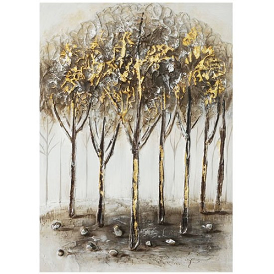 Marhome Πίνακας Σε Καμβά Δέντρα 50x70Ycm 18471